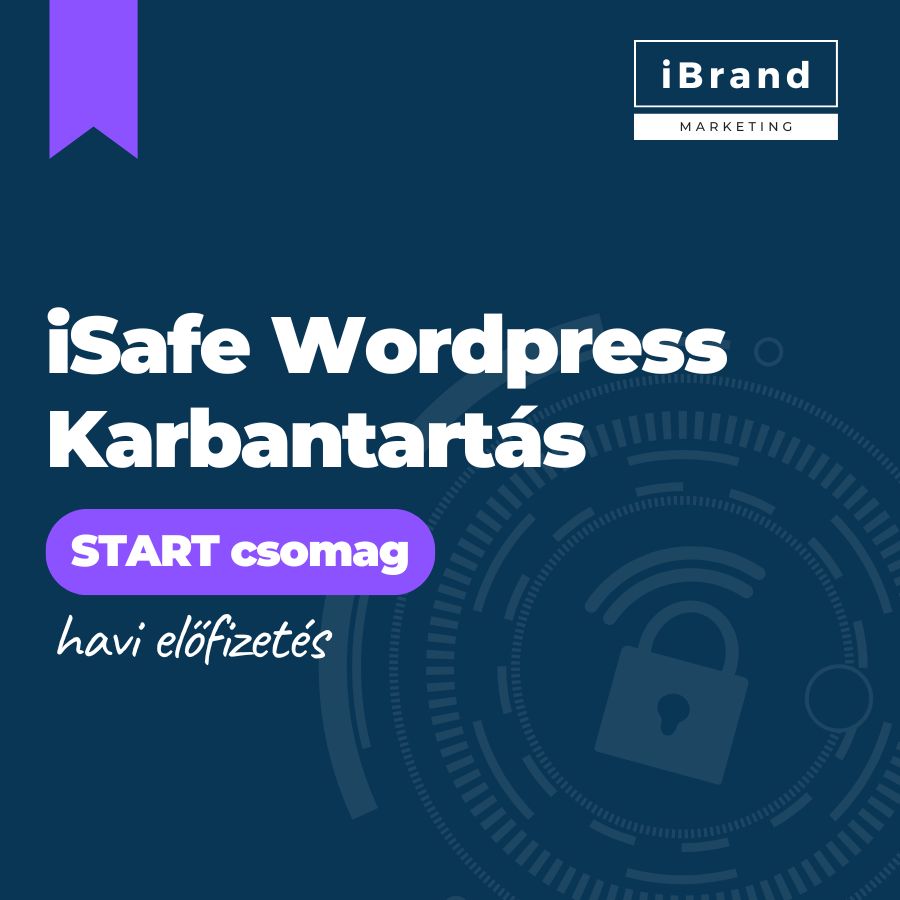 iSafe Wordpress Karbantartás: Start csomag (havi előfizetés)